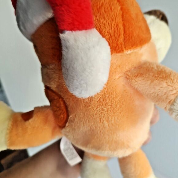 Dan Dee Int'l Bluey Bingo Plush Stuffed Animal Santa Hat Christmas Toy Doll - Picture 10 of 16